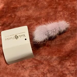 York Furrier Fur Hair Clip Barrette